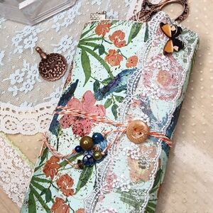 Hummingbird Wrap Around Junk Journal | Single Signature | 5 Hole Pamphlet Stitch